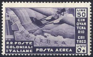 1933, Cinquantenario, posta aerea, 7 val. ... 