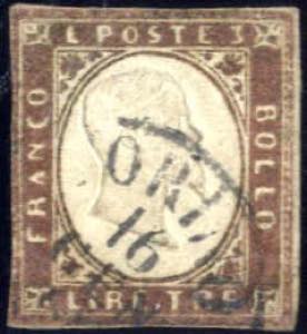 1861, 3 Lire usato, Sass. 18 / 7.500,-