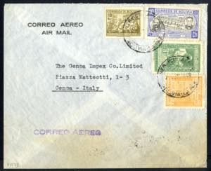 1912/1950, 14 Briefe wovon 13 per Luftpost ... 