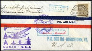 1937, Erstflug Trans-Pacific von Macao ... 