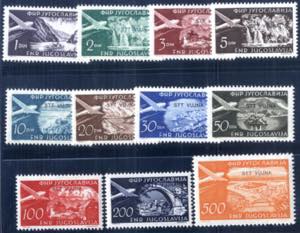 1954, francobolli di posta aerea con ... 