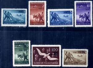 1949, le due serie di posta aerea con valore ... 