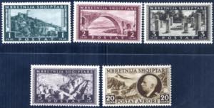 1939-40, serie ordinaria di 14 valori e ... 