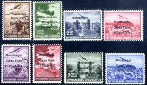 1942, francobolli di posta aerea jugoslava ... 