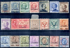 1900-12, francobolli dItalia con ... 