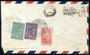 1946, Flugpostbrief vom 15.12.1946 nach ... 