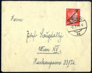 1945, 15 WIEN 101, 15. Bezirk Westbahnhof, ... 