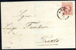 Auer 7.6. 1869, 5 Kreuzer Brief nach ... 