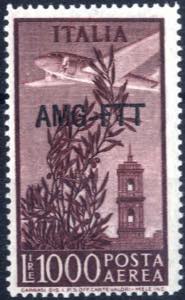 1949, Posta Aerea 1000 Lire dent 14, ... 