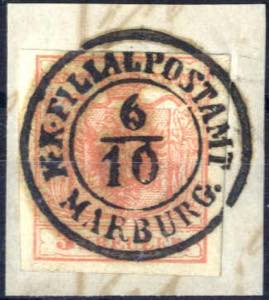 K.K.Filialpostamt Marburg., (Müller 1617a ... 