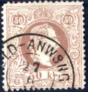 1858, Kaiser Franz Joseph, 50 Kr ... 