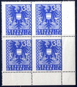 1945, Wappenzeichnung, 38 (Pf), im stark ... 