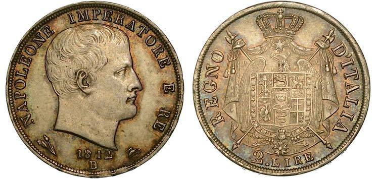 BOLOGNA. NAPOLEONE I, 1805-1814. 2 ... 