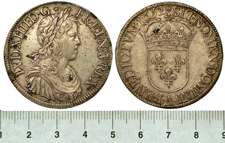 FRANCIA. LOUIS XIV, 1643-1715. Ecu ... 