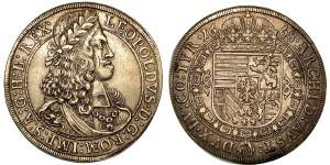 AUSTRIA. Leopold I, 1657-1705., Thaler 1668. ... 