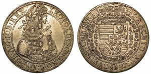 AUSTRIA. Leopold I, 1657-1705., Thaler 1695. ... 