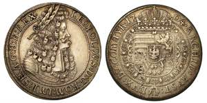 AUSTRIA. Leopold I, 1657-1705., Thaler 1704. ... 