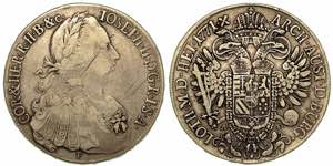 AUSTRIA. Joseph II, 1765-1790., Thaler 1771. ... 
