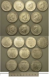 NAPOLI. Lotto di dieci monete. Ferdinando II ... 