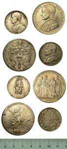 ROMA. Lotto di quattro monete. Clemente XI, ... 