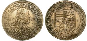 AUSTRIA. MAXIMILIAN, 1590-1618. Thaler 1618. ... 