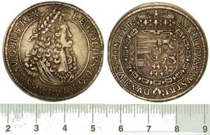 AUSTRIA. LEOPOLD I, 1657-1705. 1/2 Thaler ... 