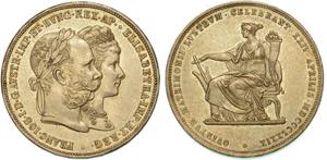 AUSTRIA. FRANZ JOSEPH, 1848-1916. 2 Gulden ... 