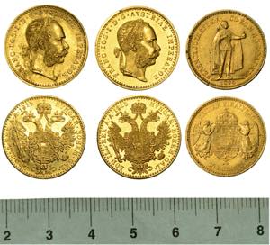AUSTRIA. Lotto di tre monete. Austria. Franz ... 