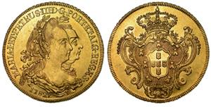 BRASILE. MARIA e PEDRO III, 1777-1786. Peça ... 