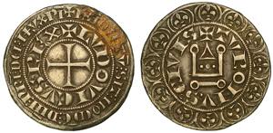 FRANCIA. LOUIS IX, 1226-1270. Gros Tournois. ... 