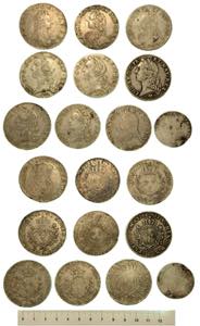 FRANCIA. Lotto di dieci monete. Louis XV, ... 