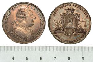 LUIGI XVI, 1774-1793. Medaglia in argento ... 