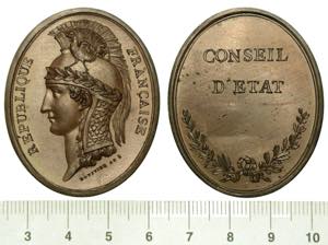 CONSIGLIO DI STATO (1799-1800). Insegna ... 
