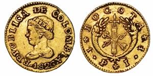 COLOMBIA. REPUBLICA, dal 1821. Peso 1826. ... 