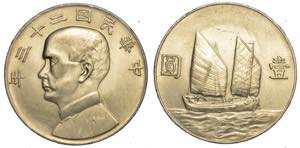 CINA. REPUBLIC, 1912-1949., Dollar ... 