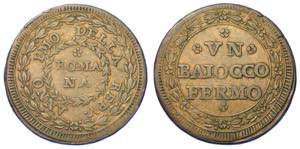 FERMO. PRIMA REPUBBLICA ROMANA, 1798-1799. ... 