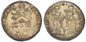 ROMA. CLEMENTE VII, 1523-1534. Giulio.Stemma ... 