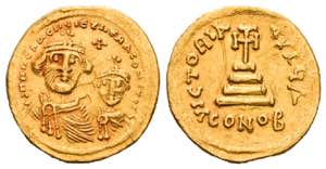 Constans II (641-668 AD), with Constantine ... 