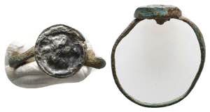 Roman Bronze Ring , Circa 1st - 2nd Century ... 