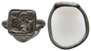
Byzantine Seal Ring with a Religious ... 