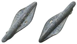 
Ancient Bronze Arrow Heads. Ae
