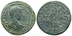 CILICIA, Anazarbus. Elagabalus. AD 218-222. ... 