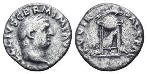 VITELLIUS, A.D. 69. AR Denarius, Rome Mint. ... 