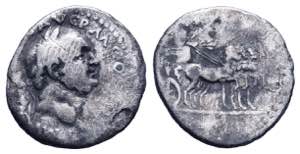 VESPASIAN (69-79). Denarius. Antioch.
Obv: ... 