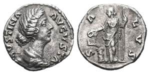 Faustina Junior (Augusta, AD 147-175/6). AR ... 