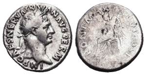 Traianus (98-117 AD). AR Denarius
.

