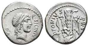Q. Sicinius and C. Coponius AR Denarius. ... 