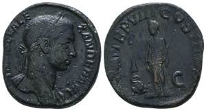 Severus Alexander Æ Sestertius. Rome, AD ... 