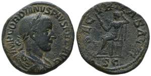 Gordian III. AD 238-244. Æ Sestertius