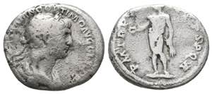 Trajan. AD 98-117. AR Denarius